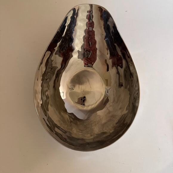 Simon Pearce Hammered Stainless Steel Metal Bowl Silver Retired - Picture 8 of 8
